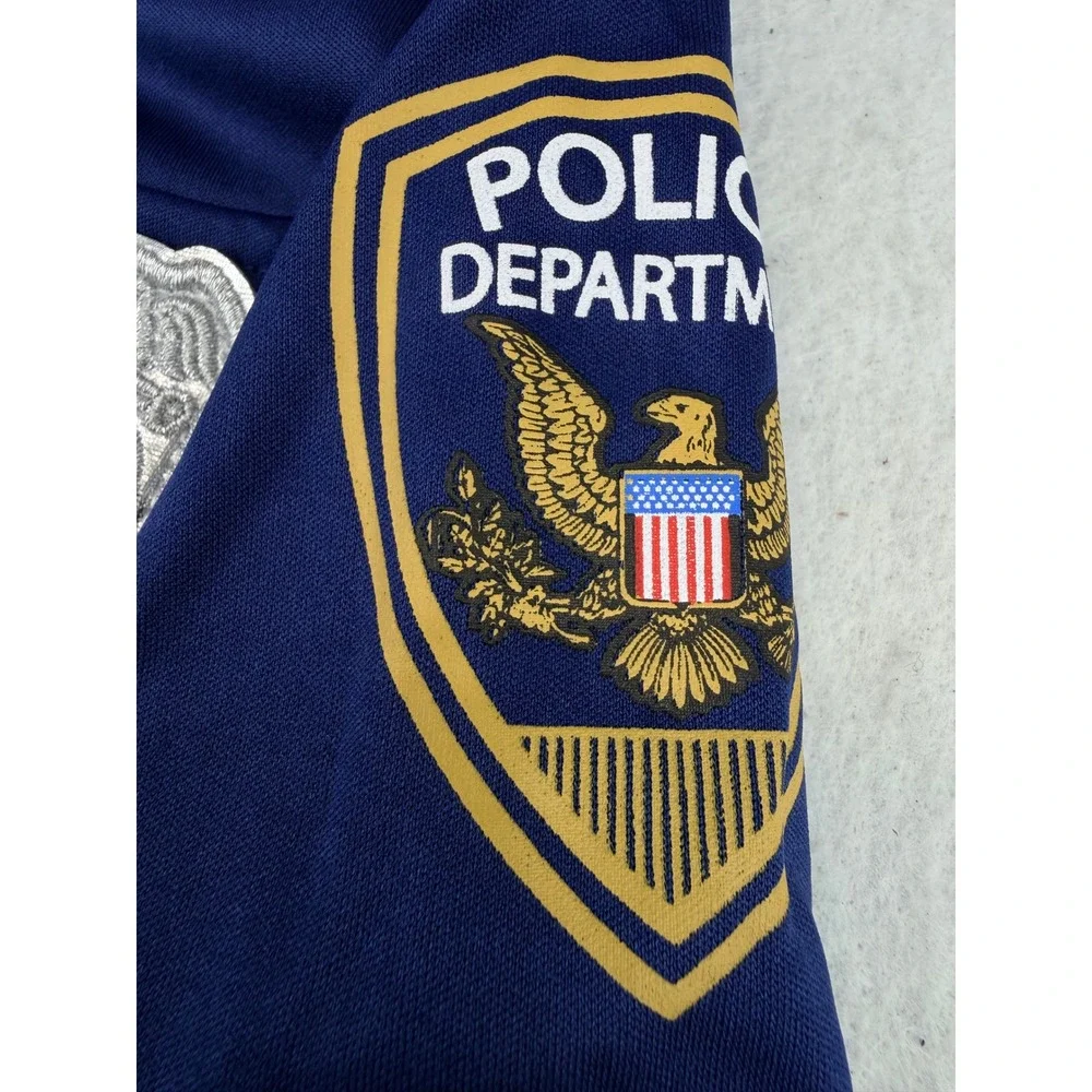 Spirit Halloween Police Officer Costume Toddler 5T-6T Navy Blue 4 Piece Set